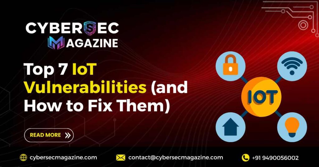 Top 7 IoT Vulnerabilities (and How to Fix Them)