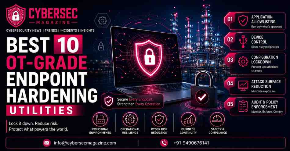 Best 10 OT-Grade Endpoint Hardening Utilities