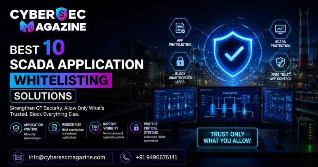 Best 10 SCADA Application Whitelisting Solutions 
