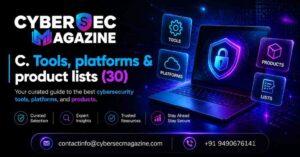 C. Tools, platforms & product lists (30)