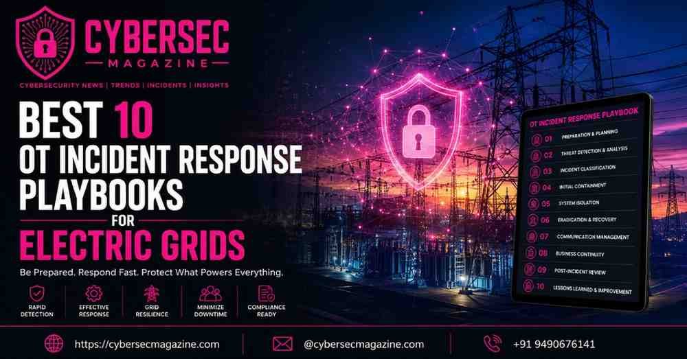 Best 10 OT Incident Response Playbooks for Electric Grids