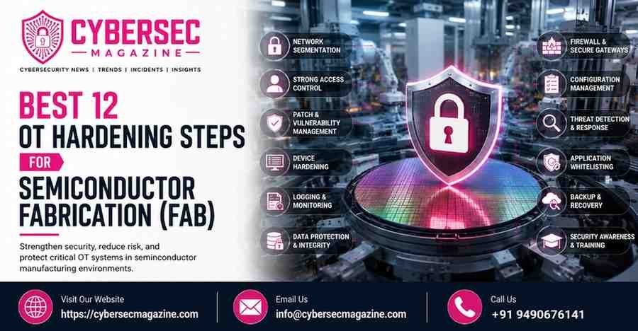 Best 12 OT Hardening Steps for Semiconductor Fabrication (fab)