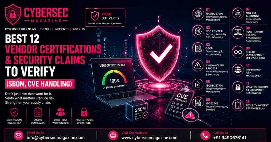 Best 12 Vendor Certifications & Security Claims to Verify