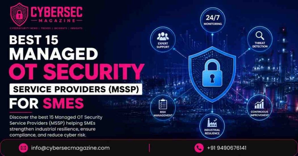 Best 15 Managed OT Security Service Providers (MSSP) for SMEs