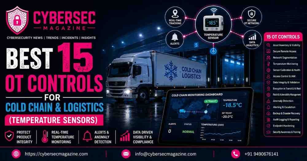 Best 15 OT Controls for Cold Chain & Logistics (temperature sensors)