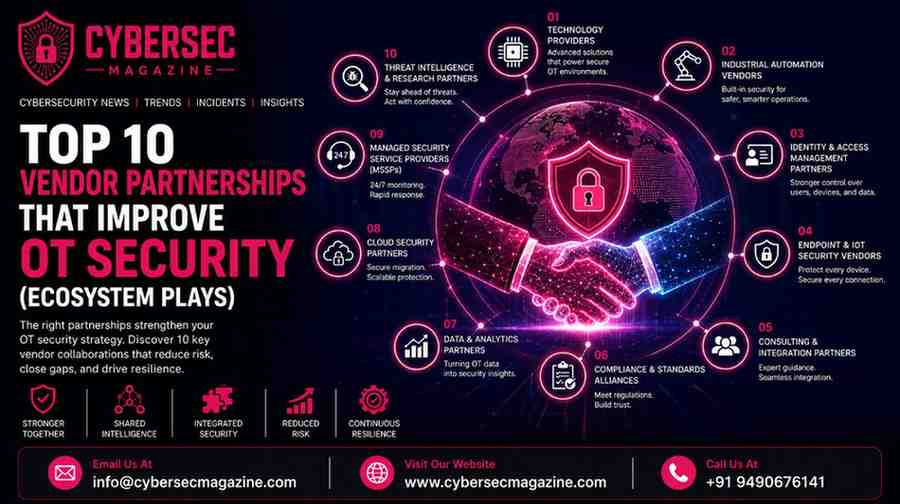 Top 10 Vendor Partnerships That Improve OT Security (Ecosystem Plays)