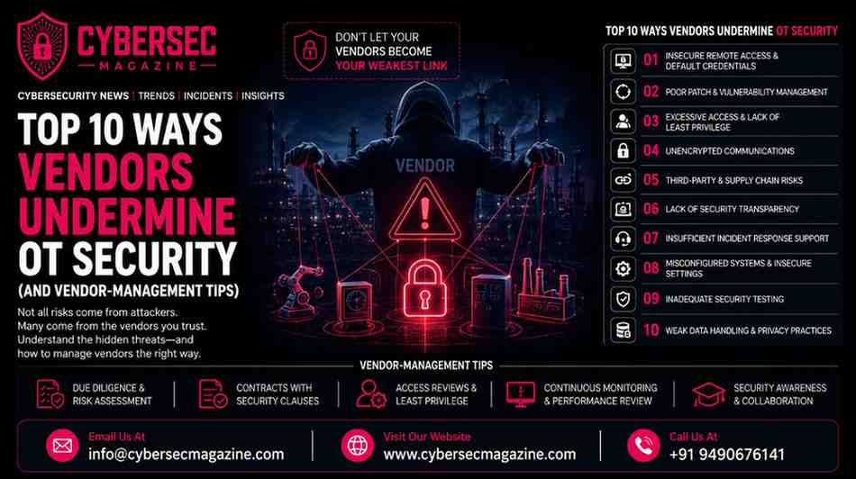 Top 10 Ways Vendors Undermine OT Security (And Vital Management Strategies)