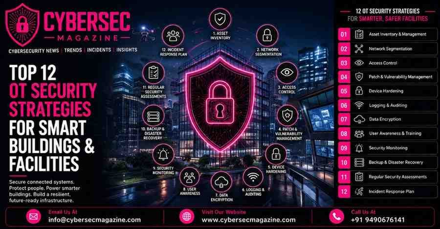 Top 12 OT Security Strategies for Smart Buildings & Facilities