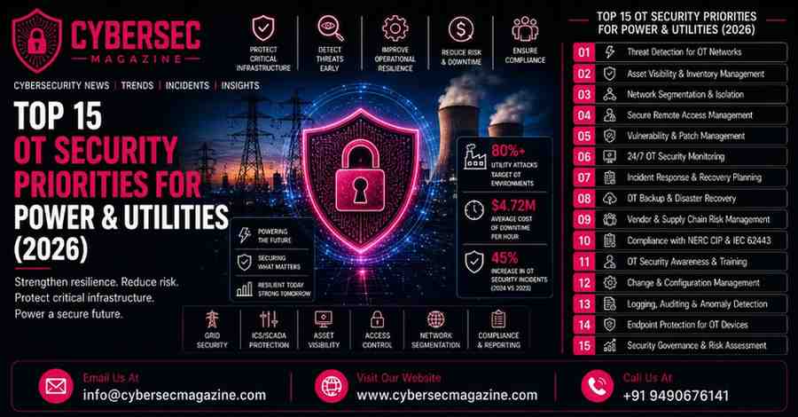 Top 15 OT Security Priorities for Power & Utilities (2026)
