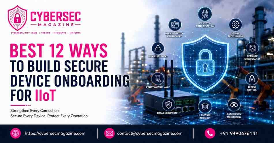 Best 12 Ways to Build Secure Device Onboarding for IIoT