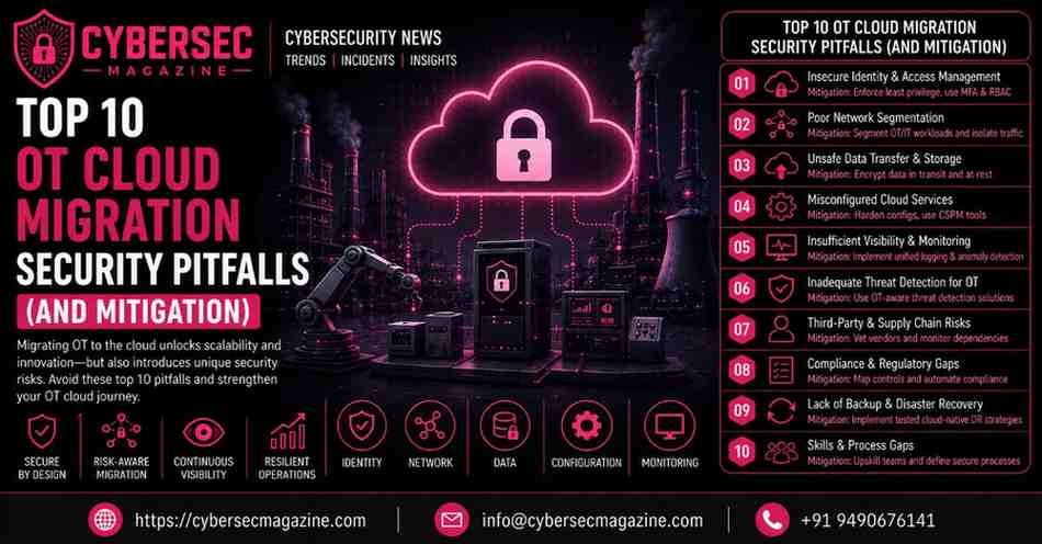 Top 10 OT Cloud Migration Security Pitfalls (and mitigation)