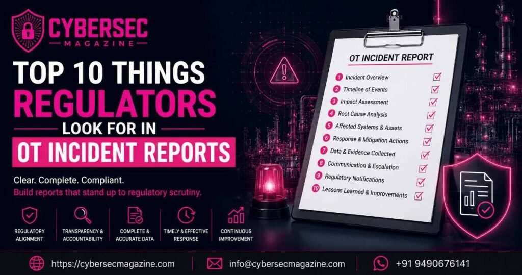 Top 10 Things Regulators Look For in OT Incident Reports