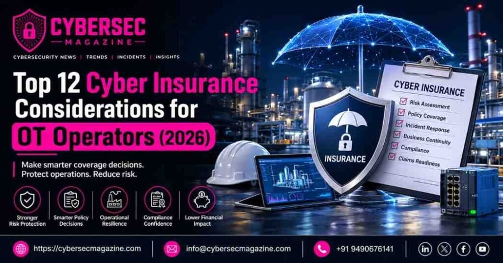 Top 12 Cyber Insurance Considerations for OT Operators (2025)