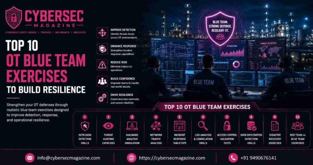 Top 10 OT Blue Team Exercises to Build Resilience